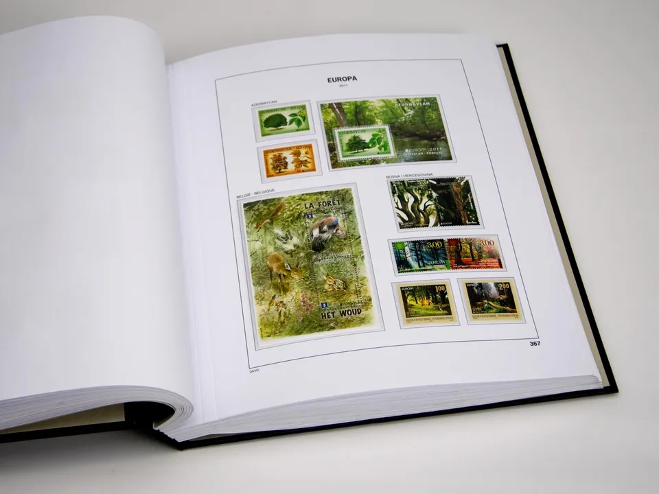 davo-luxe-europa-cept-2021-pages-album-timbres-170g image 1