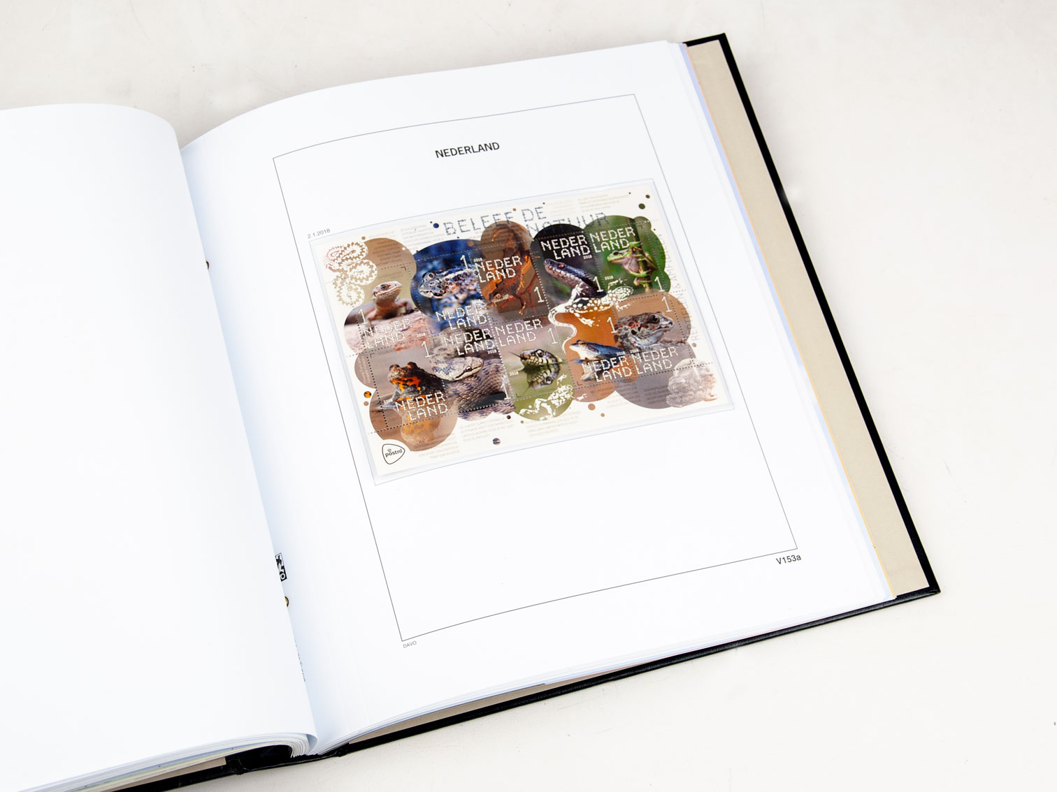 davo-luxe-pays-bas-feuillets-extra-2018-pages-album-timbres-170g image 1