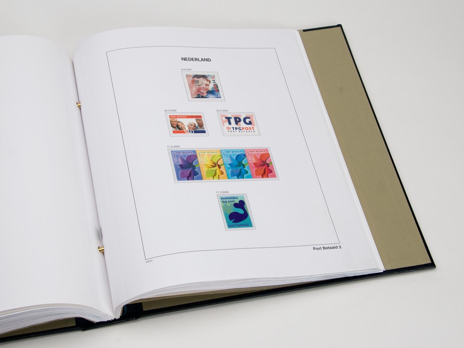 davo-luxe-port-pay-2-2001-2003-feuilles-album-timbres image 1