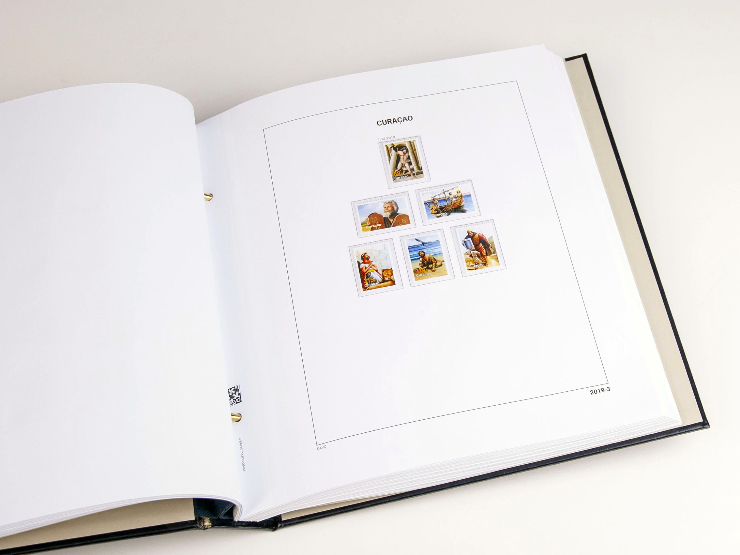 davo-luxe-suppl-ment-cura-ao-2019-pages-album-timbres-170g image 1