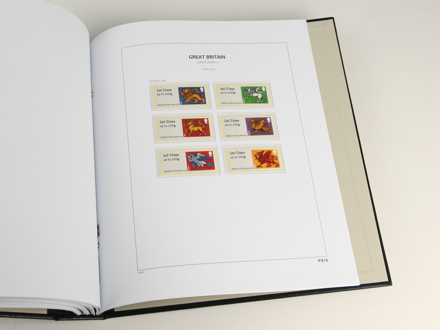 davo-luxe-feuilles-fast-stamps-grande-bretagne-2015 image 1