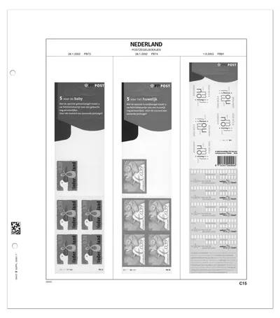 davo-luxe-suppl-ment-pays-bas-carnets-1999-pages-album-timbres image 1