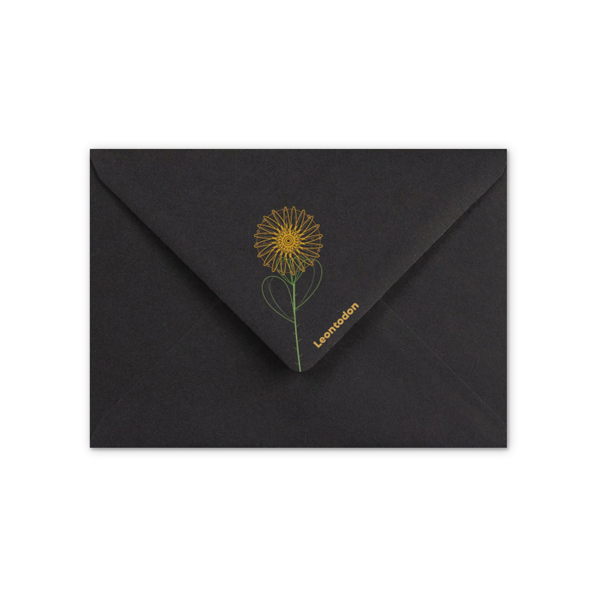 enveloppes-france-v-nements-c6-enveloppe-deuil-pissenlit-noire image 1
