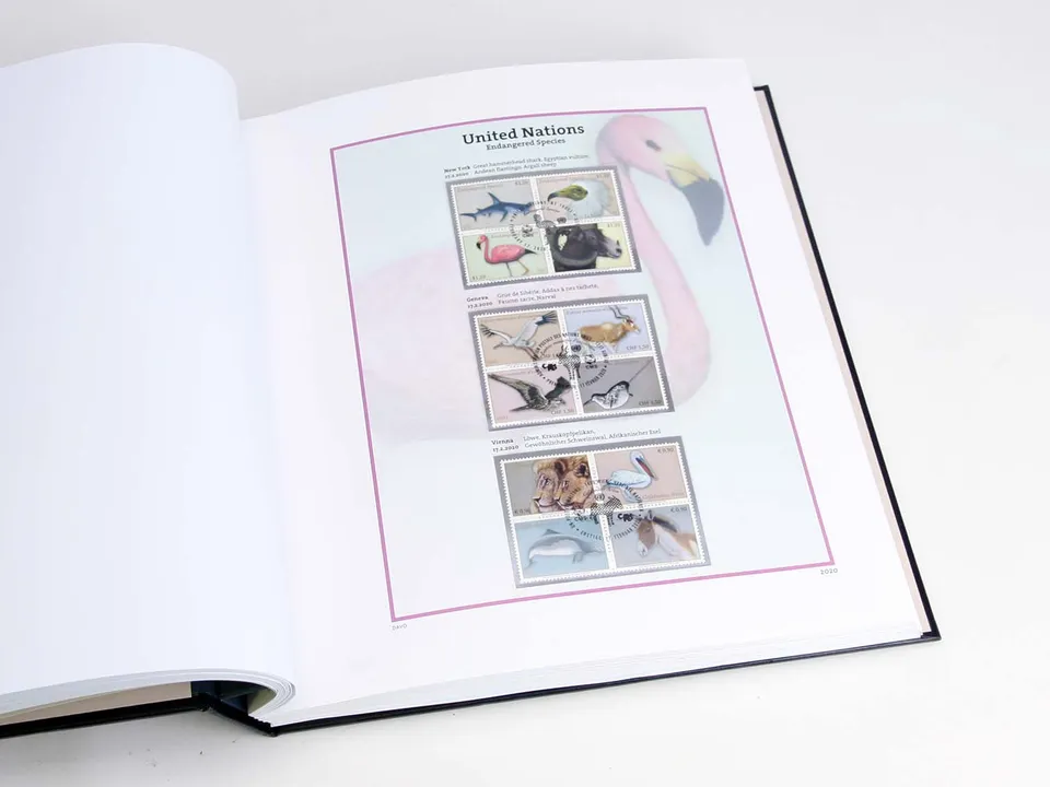 davo-luxe-onu-esp-ces-menac-es-2020-feuilles-suppl-ment-timbres image 1