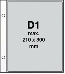 davo-pochettes-d1-a4-pour-albums-pays-lot-de-10 image 1