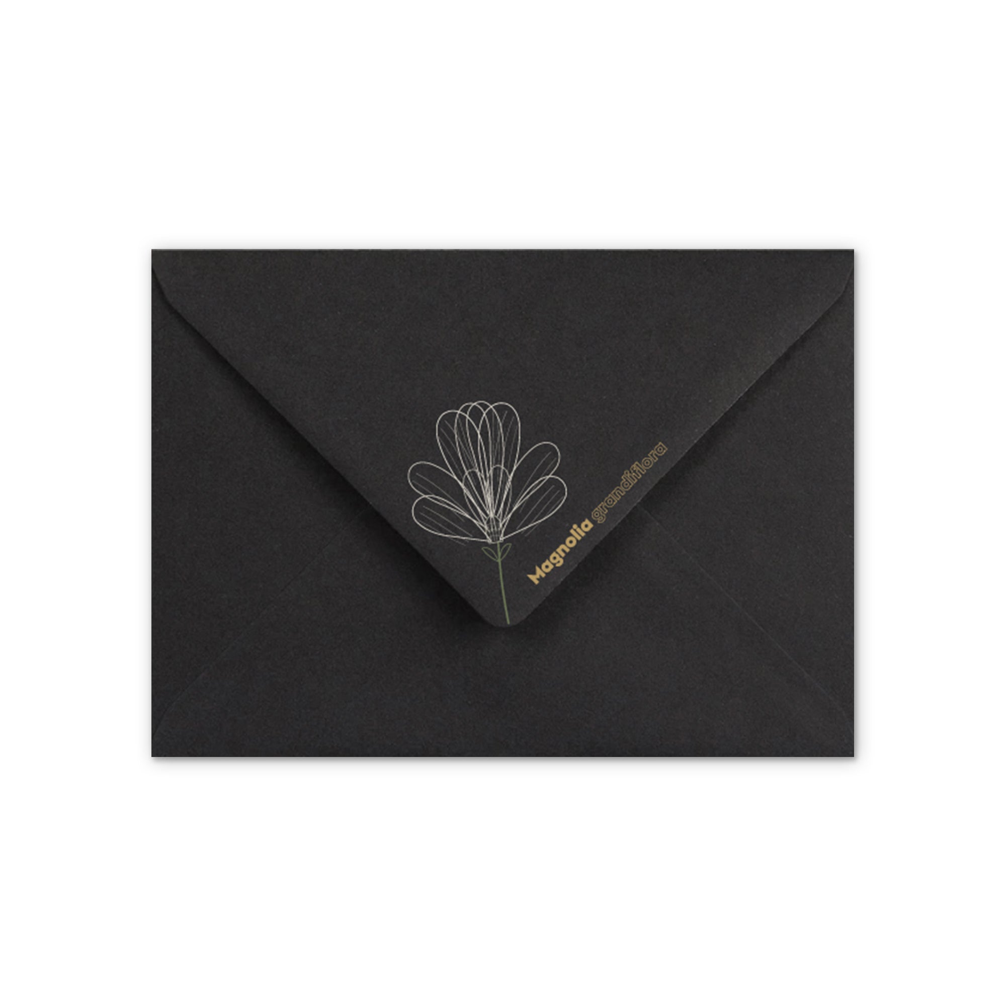 enveloppes-france-c6-enveloppe-magnolia-noir-condol-ances image 1