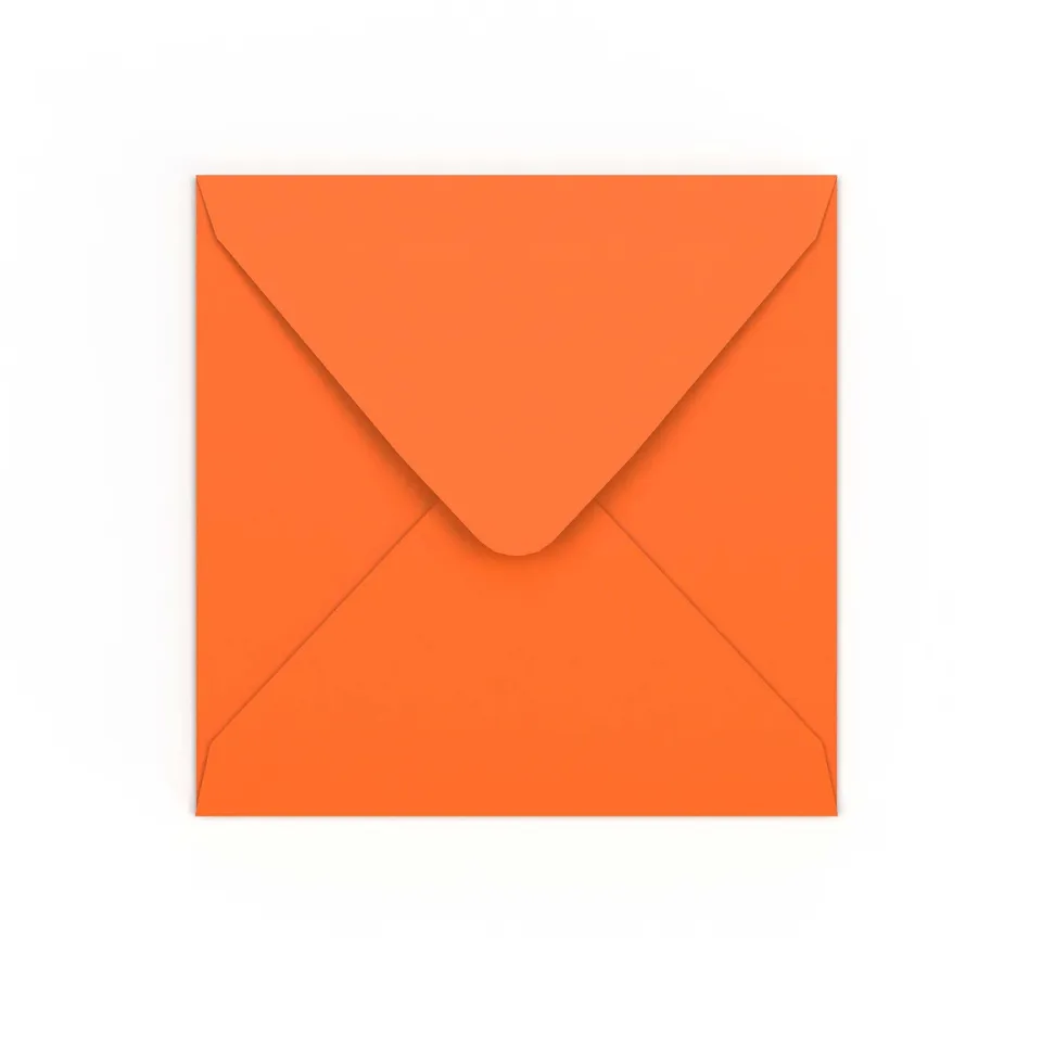 enveloppes-france-enveloppe-orange-155x155-mm-carr-e-120g image 1