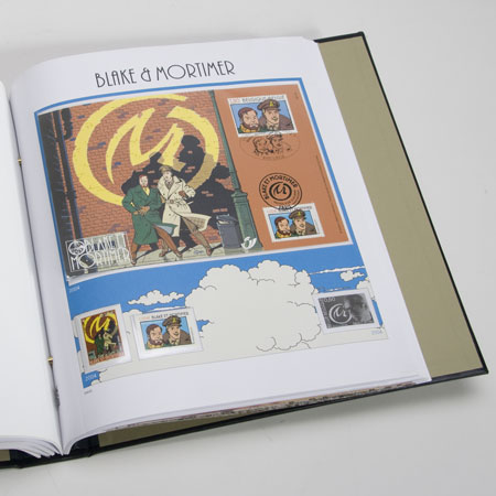 davo-luxe-belgique-extra-blake-mortimer-2004-pages-timbres image 1