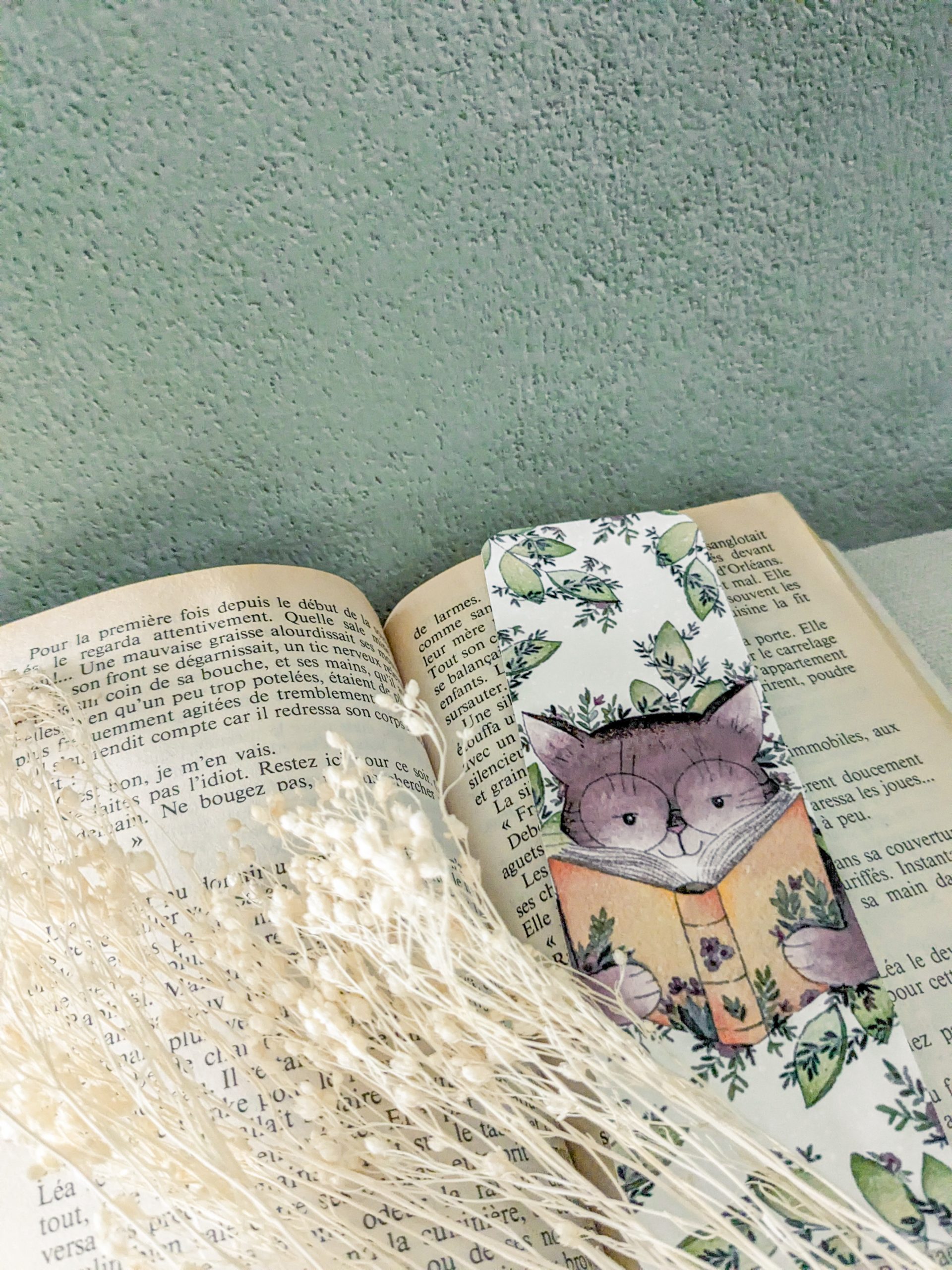 murmures-de-papier-jardin-du-chat-lecteur-marque-page-300g image 4