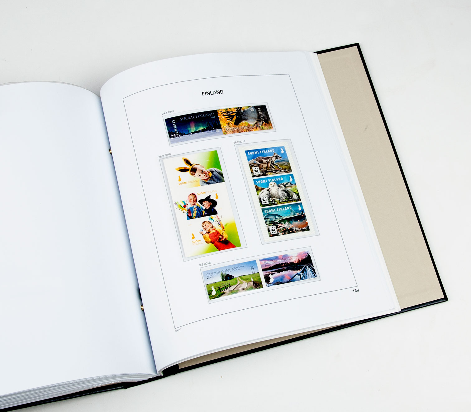 davo-luxe-finlande-2018-pages-album-timbres-170g image 1