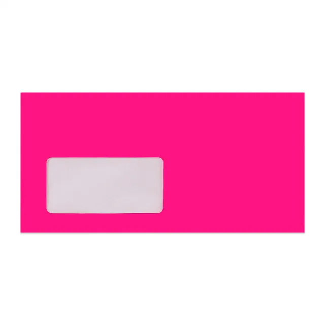 enveloppes-france-enveloppes-color-es-rose-n-on-fen-tre-dl-110x220-mm image 1