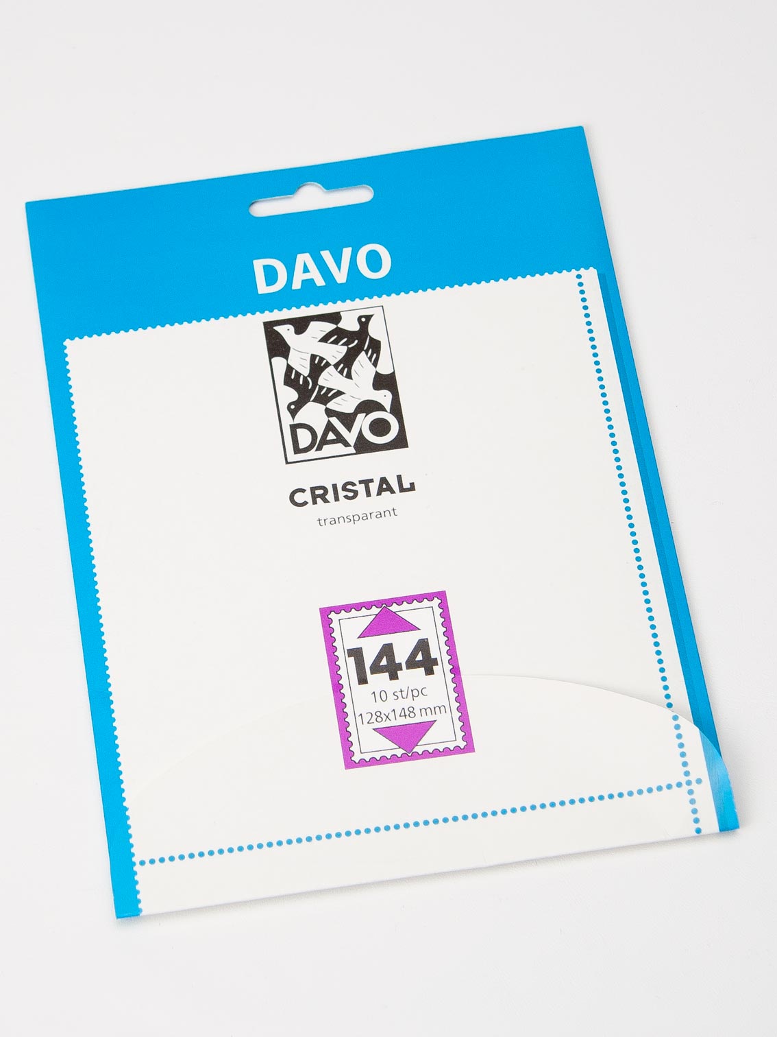 davo-mounts-c144-bandes-timbres-128x148-10-cristal-transparent image 1