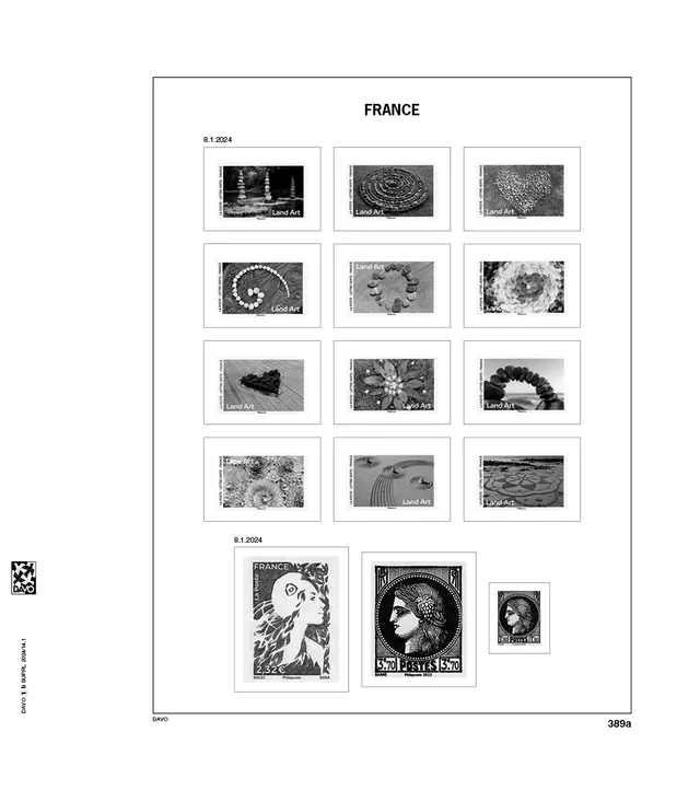 davo-luxe-france-blocs-2024-pages-suppl-ment-album-timbres image 1