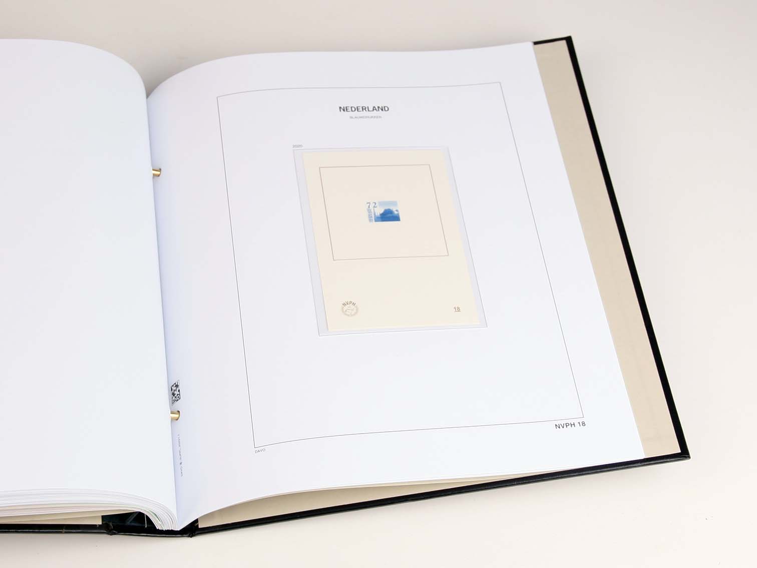 davo-luxe-blauwdrukken-2020-feuilles-album-timbres-pays-bas image 1