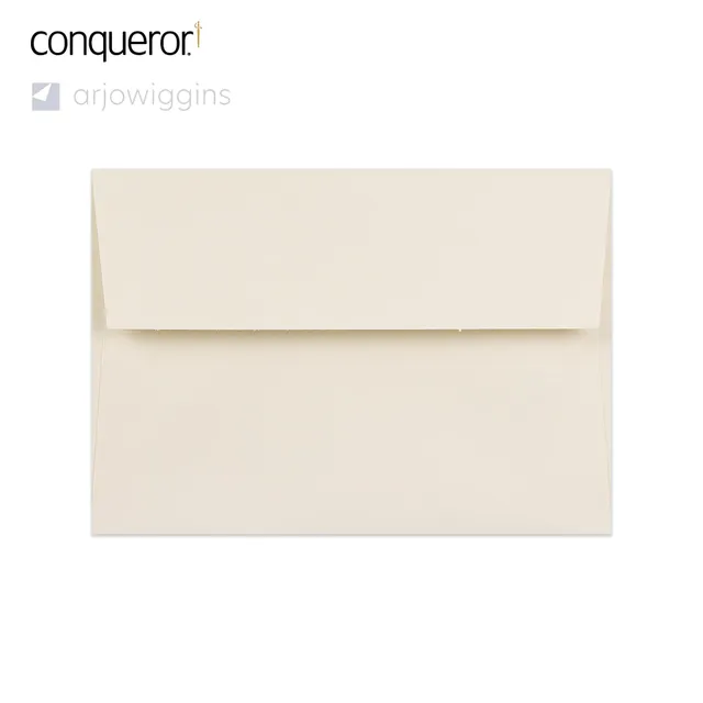 enveloppes-france-conqueror-verg-enveloppe-cr-me-114x162-c6 image 1
