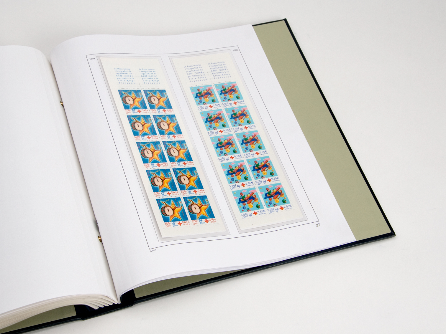 davo-luxe-suppl-ment-album-timbres-france-croix-rouge-2000 image 1