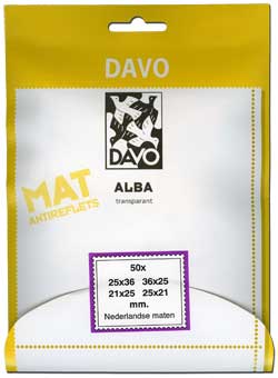 davo-alba-bandes-timbres-pays-bas-4x50-pi-ces-transparent image 1