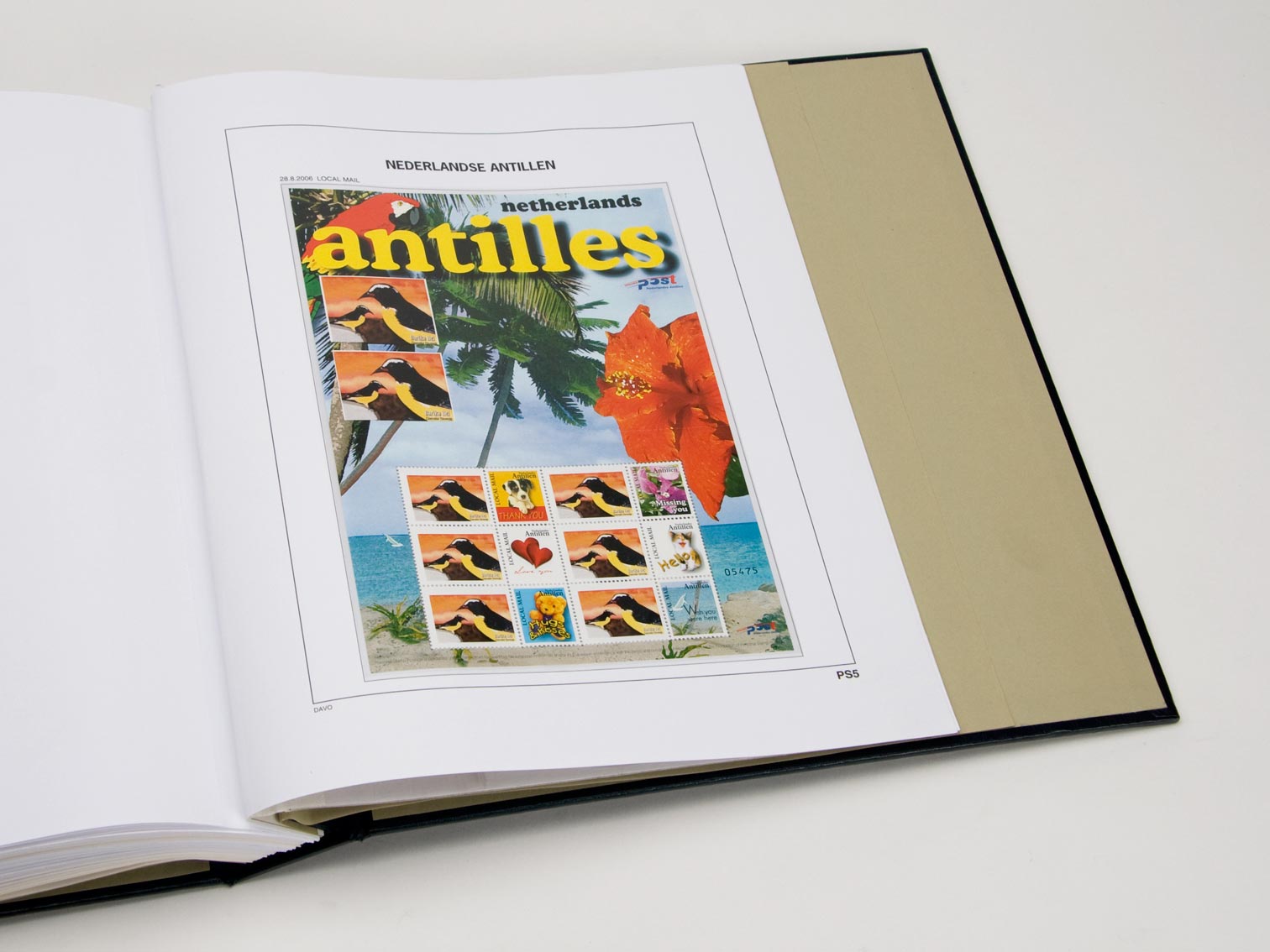 davo-luxe-antilles-n-erlandaises-extra-2006-feuilles-timbres image 1