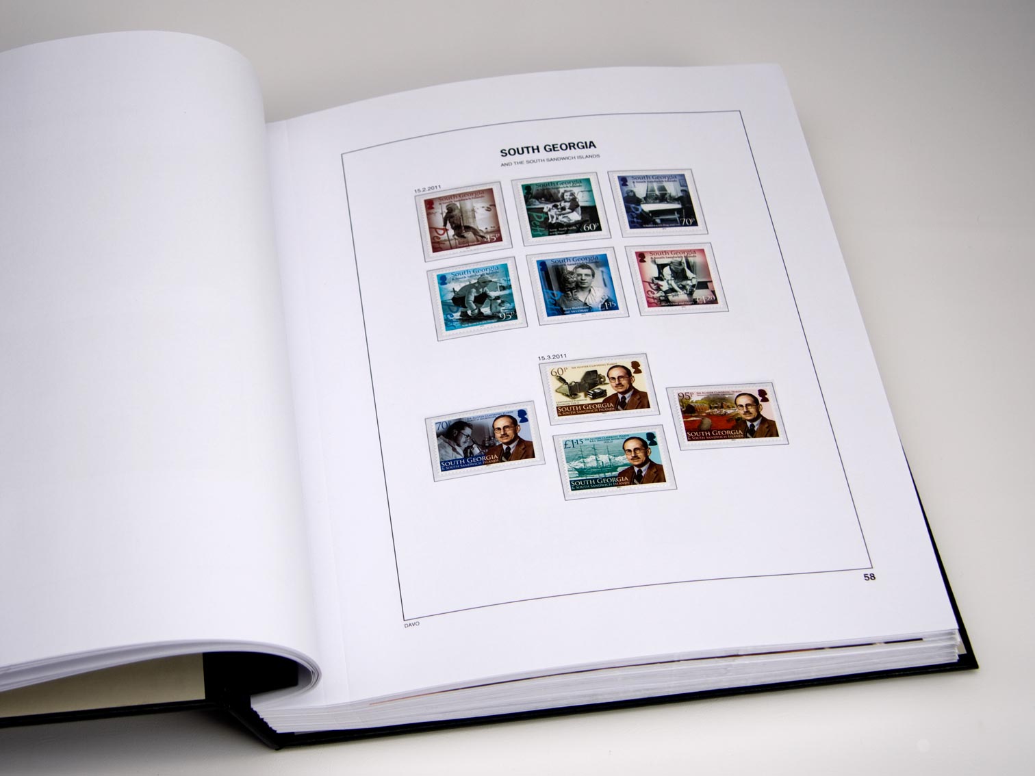 davo-luxe-falkland-dep-2021-pages-album-timbres-170-g image 1