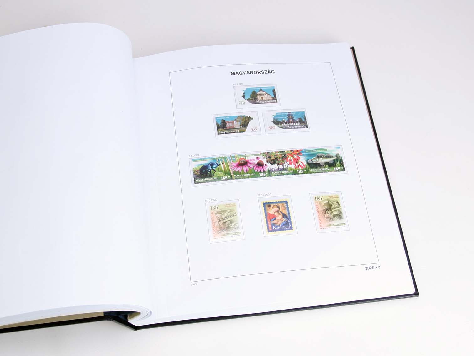 davo-luxe-hongrie-2020-feuillets-album-timbres-170g image 1