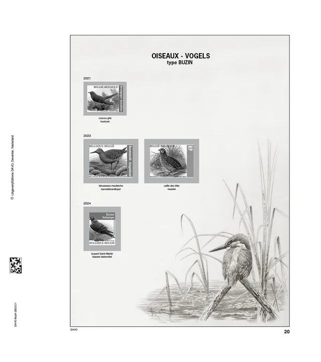 davo-luxe-suppl-ment-belgique-buzin-2025-2-feuilles image 1