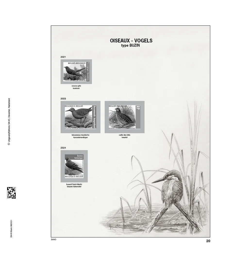 davo-luxe-suppl-ment-belgique-buzin-2025-2-feuilles image 1