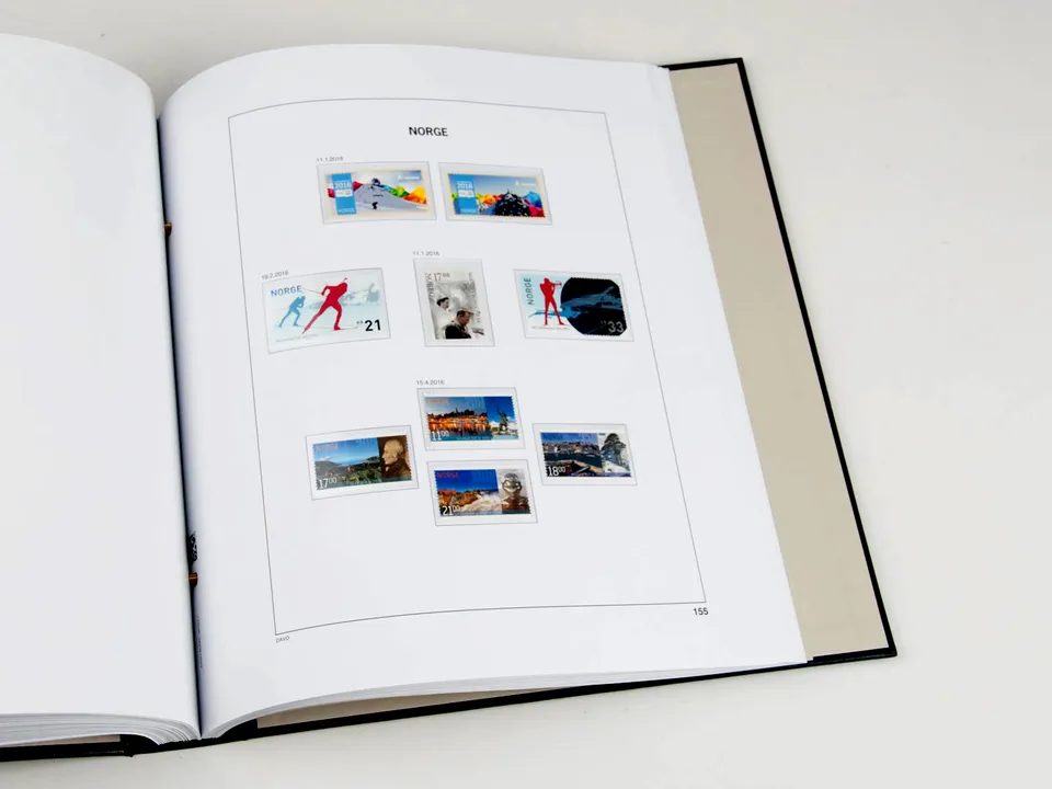 davo-luxe-norv-ge-2016-pages-album-timbres image 1