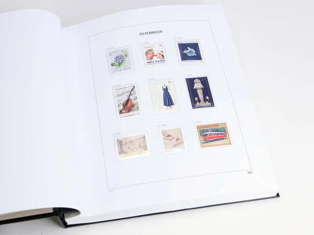 davo-luxe-feuillets-album-timbres-autriche-2020-avec-bandes image 1