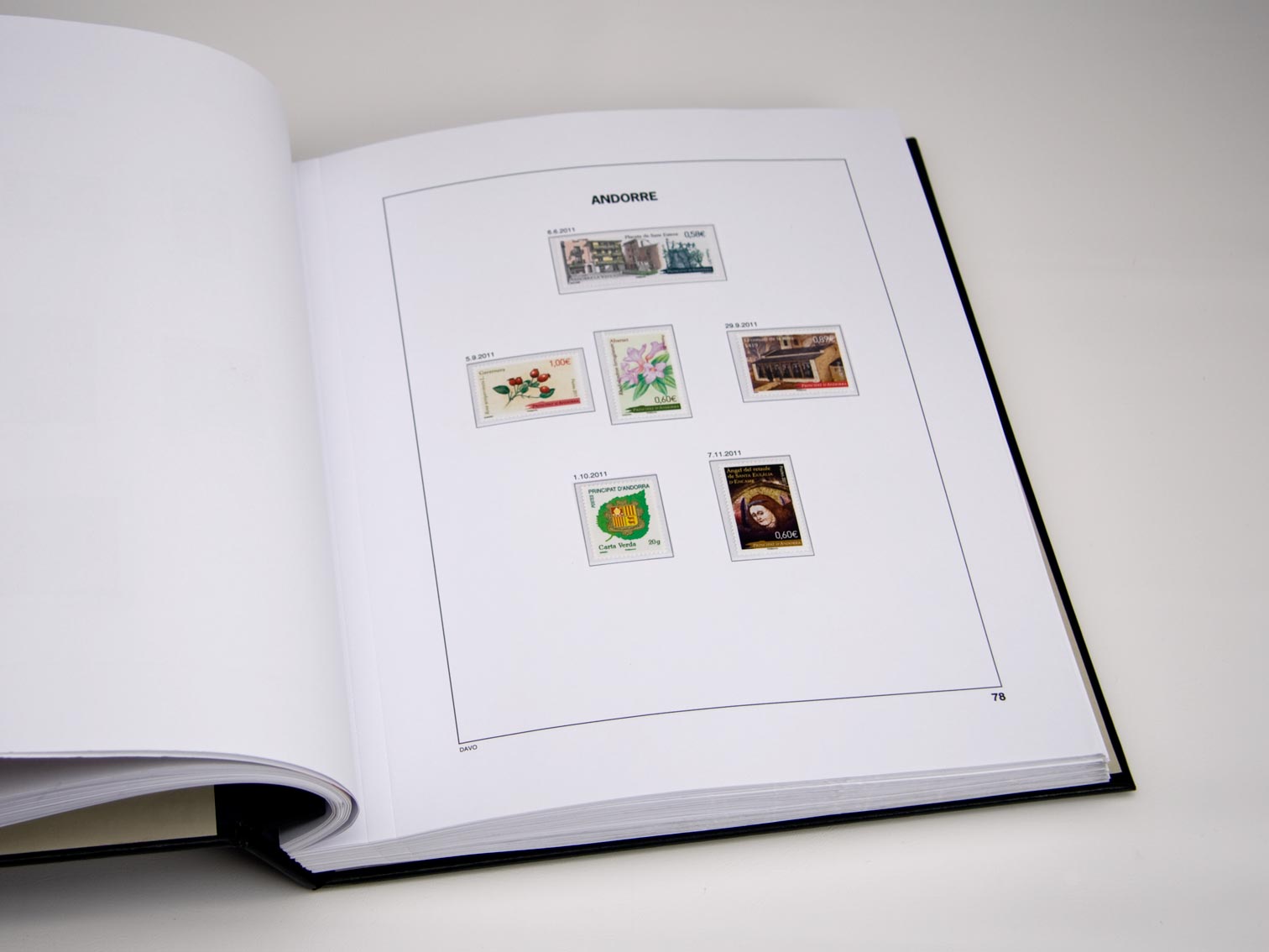 davo-luxe-suppl-ment-andorre-fran-aise-2021-pages-album-timbres image 1