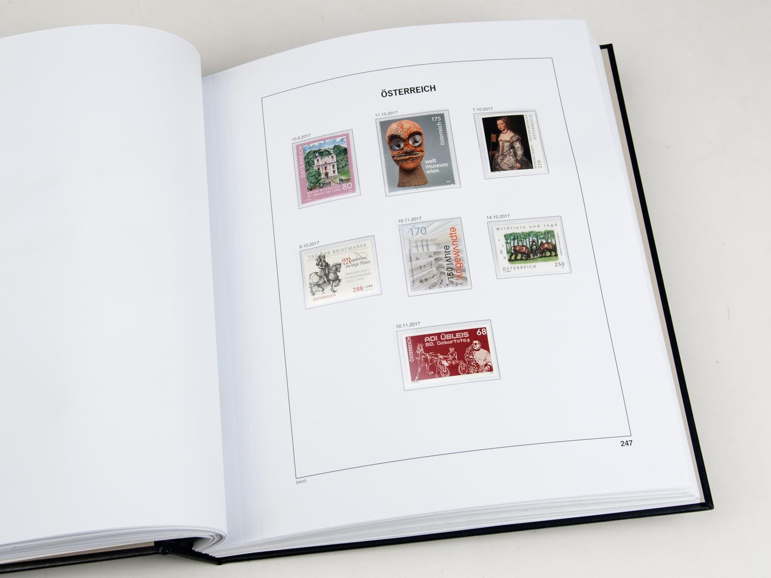 davo-luxe-suppl-ment-timbres-autriche-2017 image 1