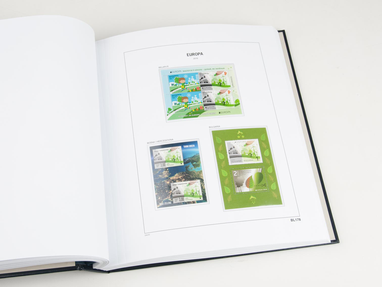davo-luxe-europa-blocs-2016-feuilles-album-timbres-170g image 1