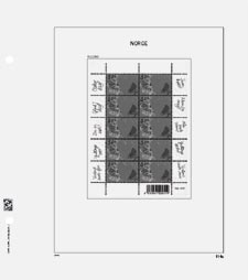 davo-luxe-norv-ge-extra-2003-pages-album-timbres-papier-170g image 1