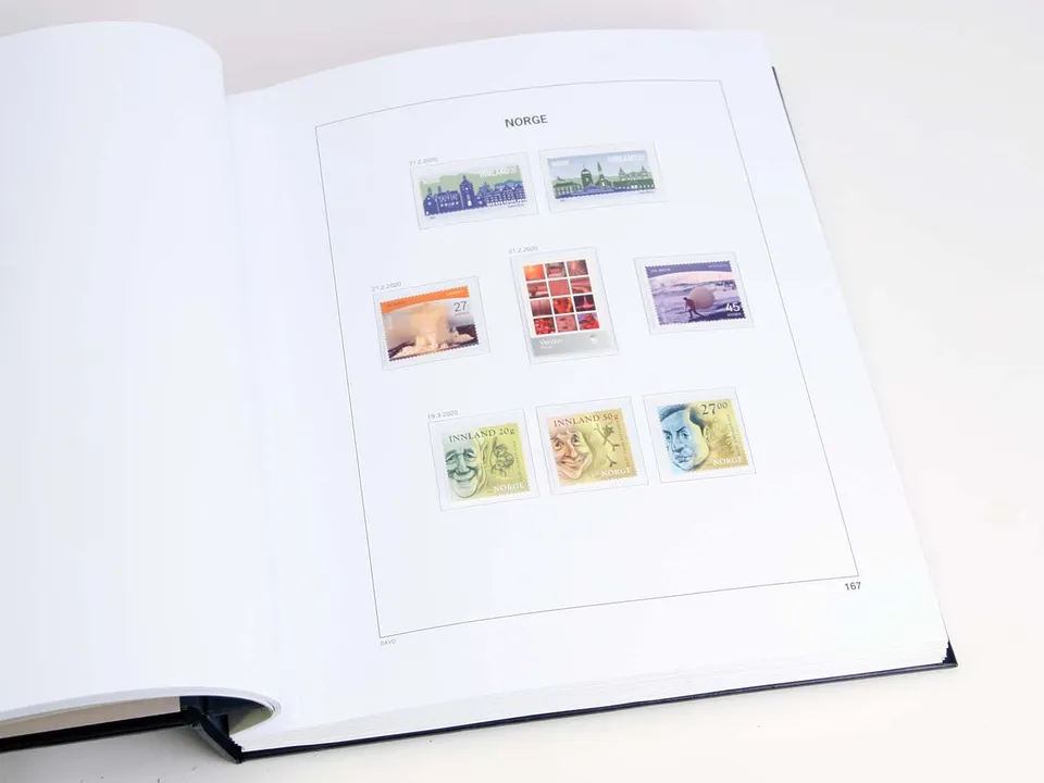 davo-luxe-norv-ge-2020-suppl-ment-feuilles-timbres image 1