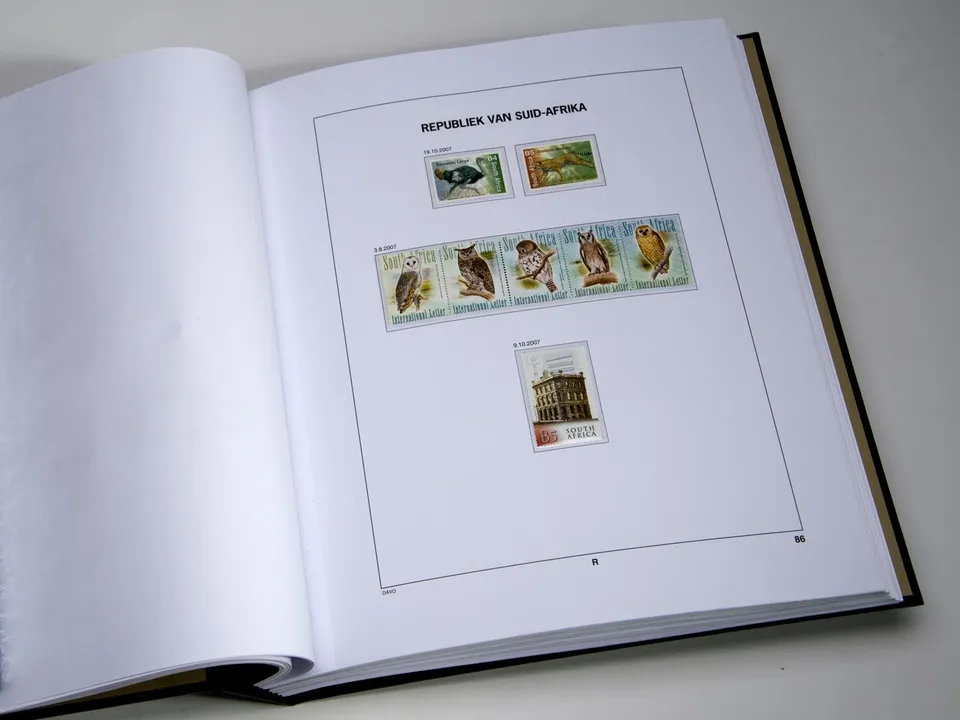 davo-luxe-suppl-ment-afrique-du-sud-2017-pages-album-timbres image 1