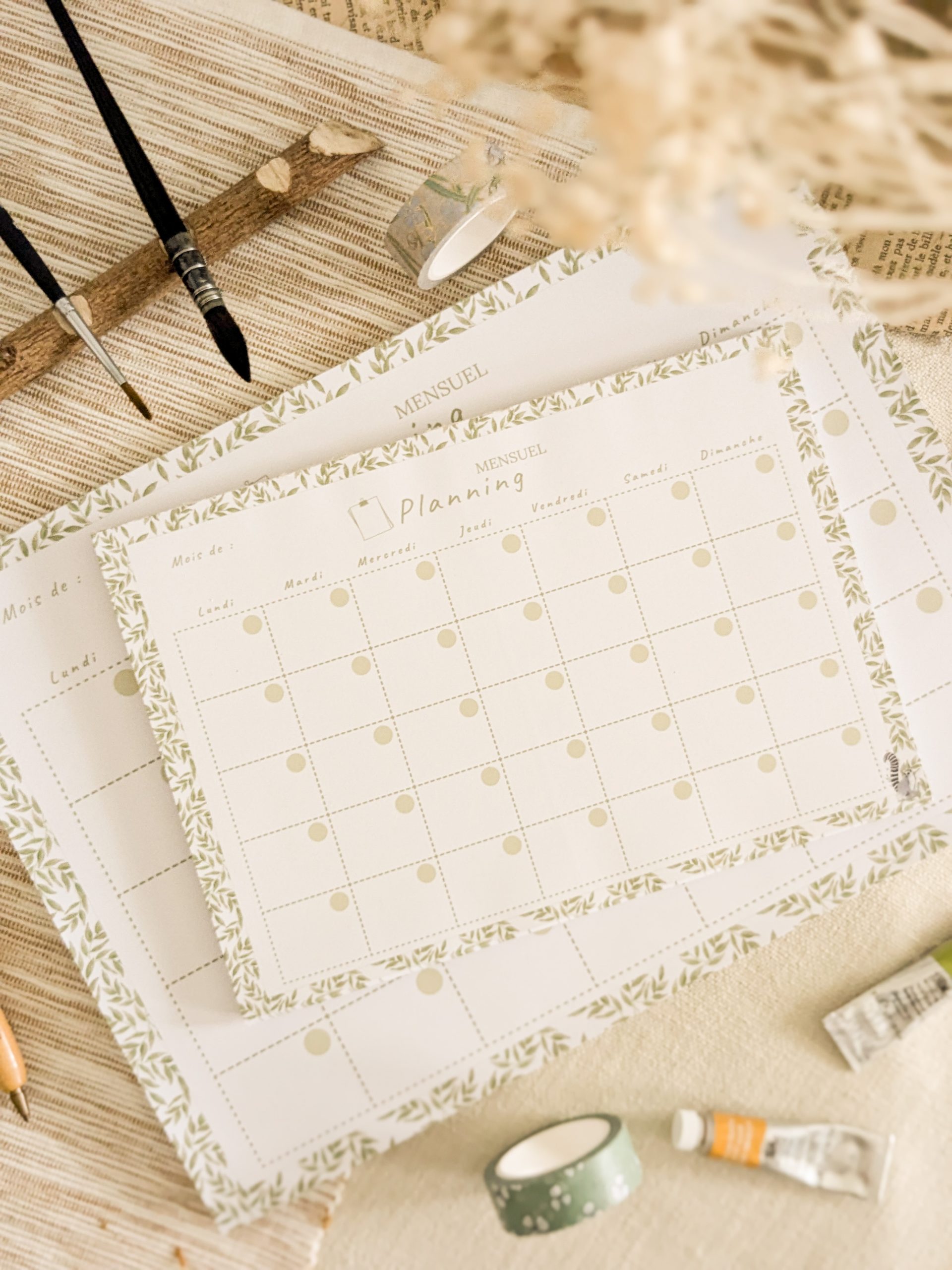 murmures-de-papier-au-d-tour-d-une-saison-planning-mensuel-a5 image 2
