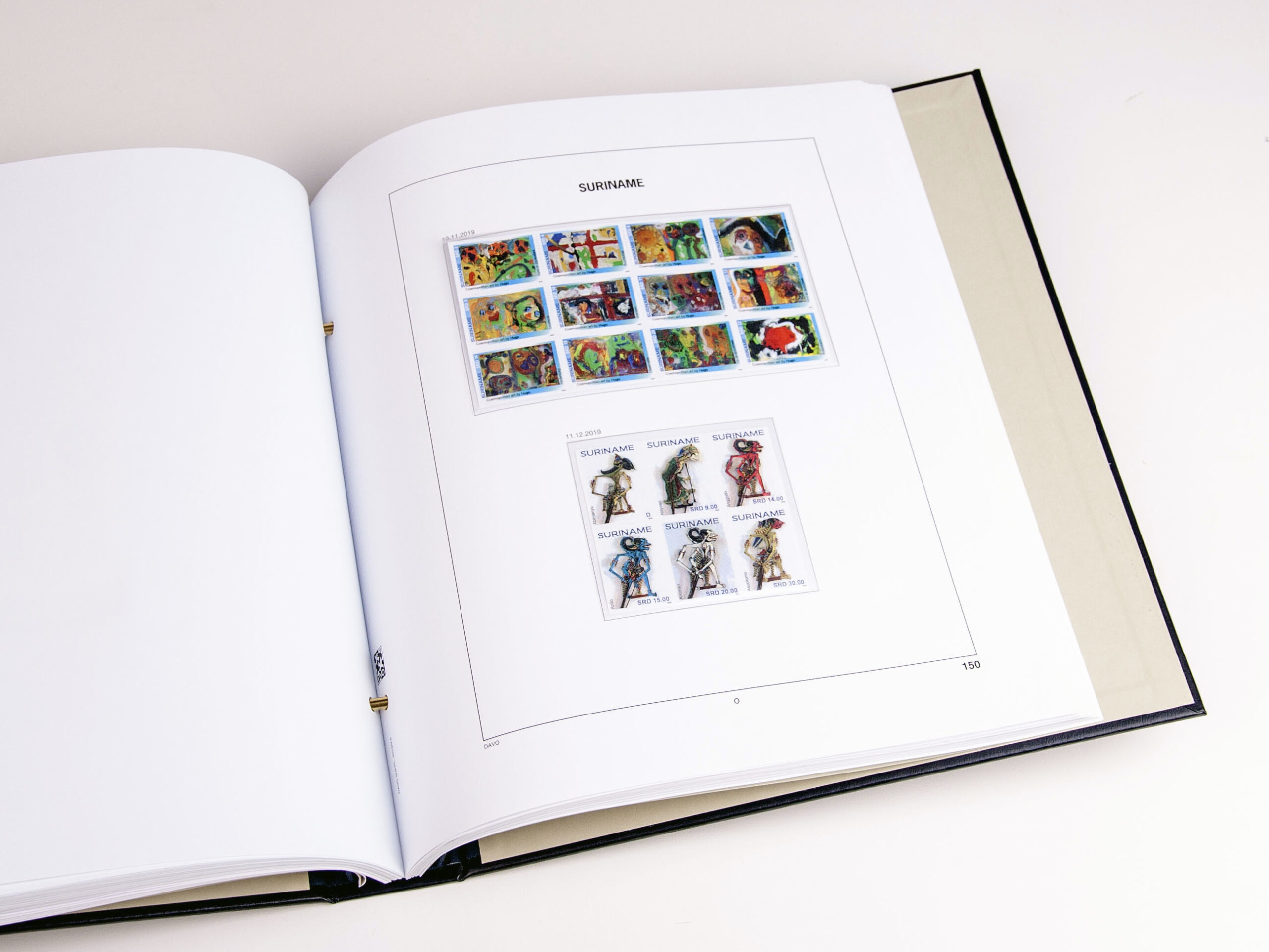 davo-luxe-suriname-2019-feuilles-album-timbres-papier-170g image 1