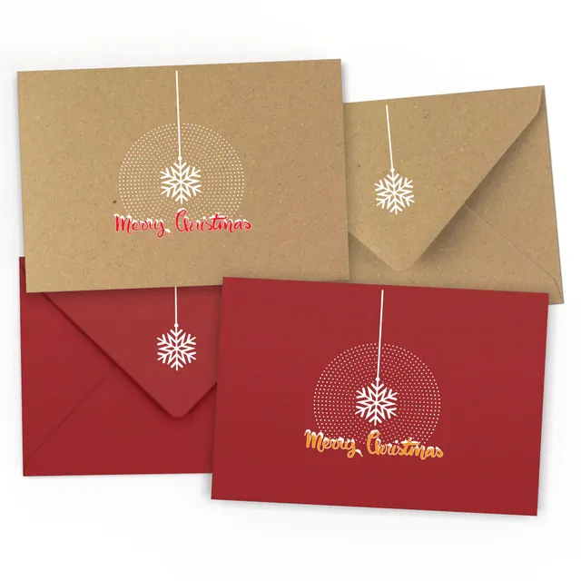 enveloppes-france-no-l-flocon-enveloppe-rouge-mouchet-e-c6 image 1