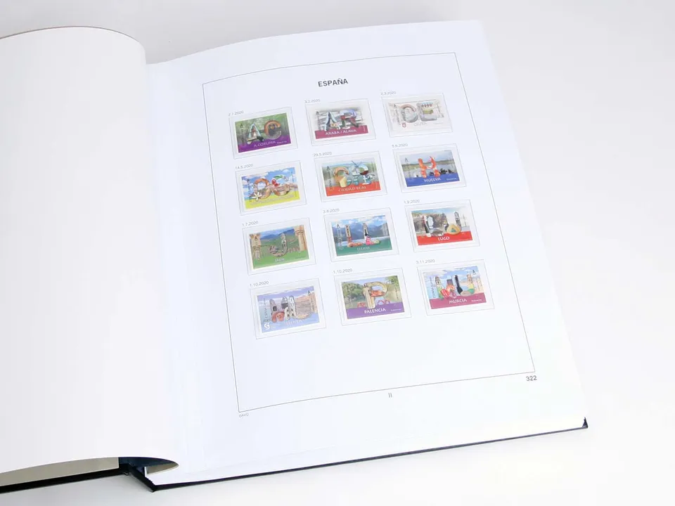 davo-luxe-espagne-2020-feuilles-album-timbres-170-g image 1