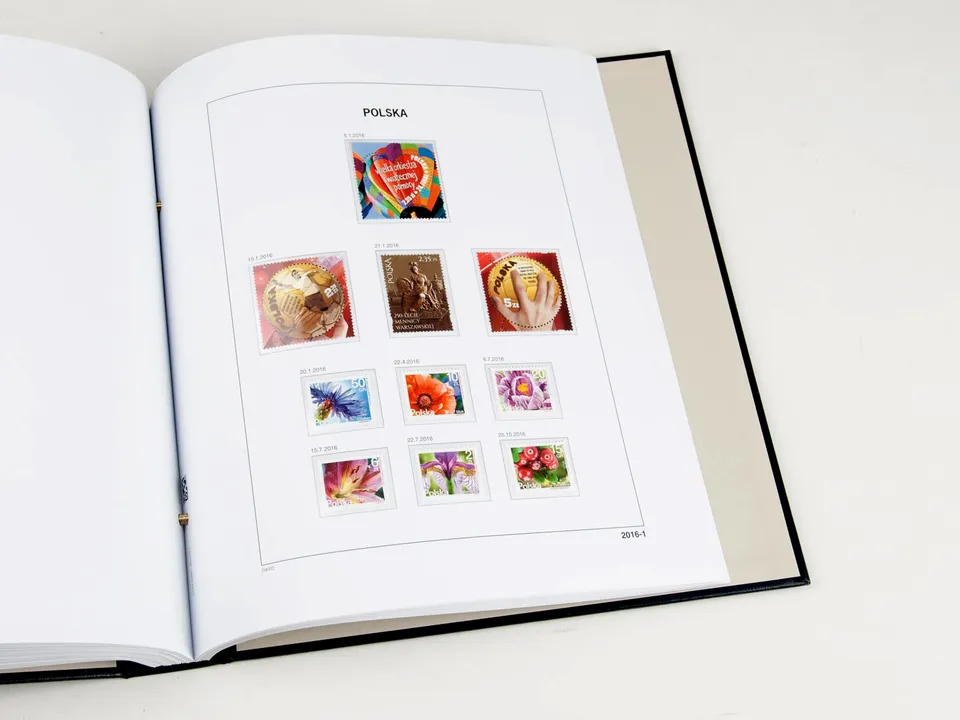 davo-luxe-pologne-2016-pages-album-timbres-papier-170-g image 1