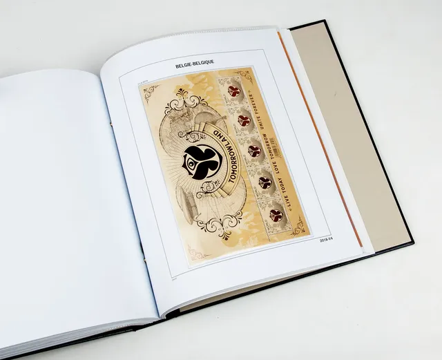 davo-luxe-belgique-feuillets-2018-pages-album-timbres-170-g image 1