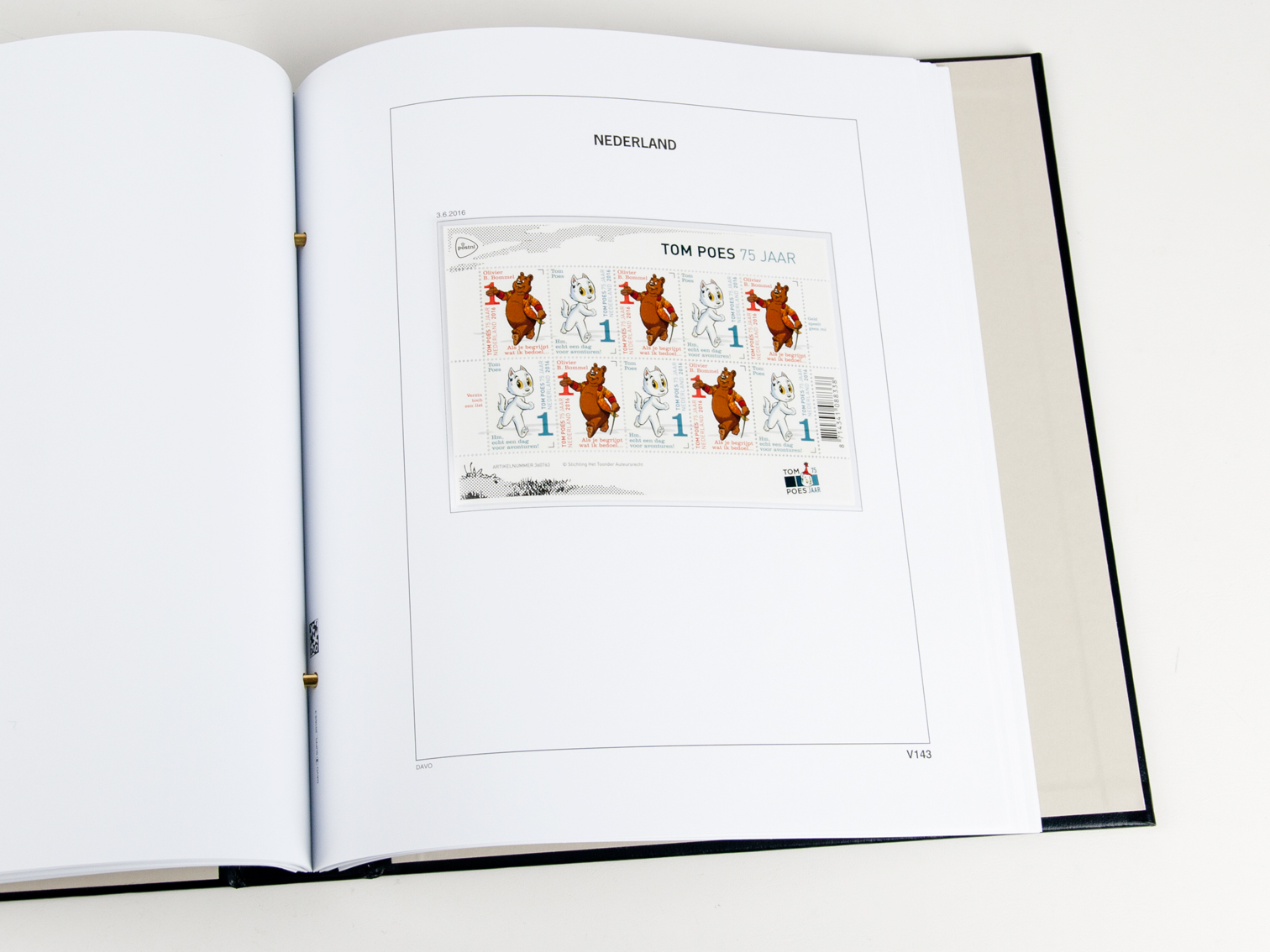 davo-luxe-nederland-velletjes-2026-pages-album-timbres-pays-bas image 1