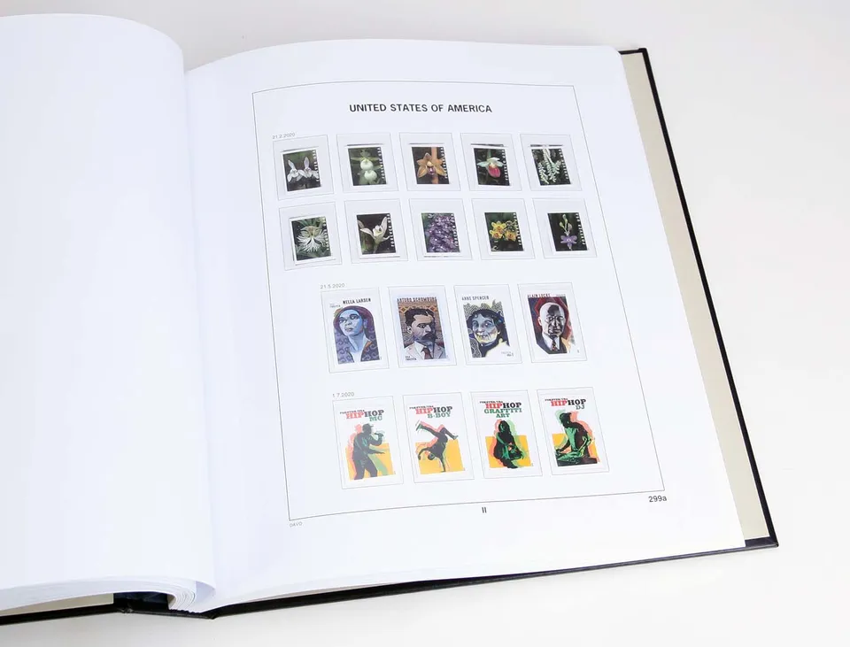 davo-luxe-usa-extra-2020-pages-album-timbres-2020 image 1