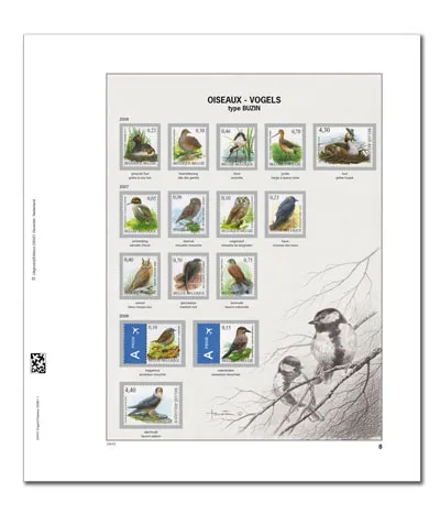 davo-luxe-feuilles-belgique-buzin-1985-2025-avec-pochettes image 1