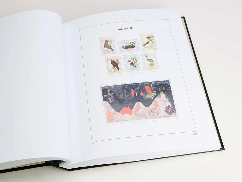 davo-luxe-australie-2020-feuillets-album-timbres image 1