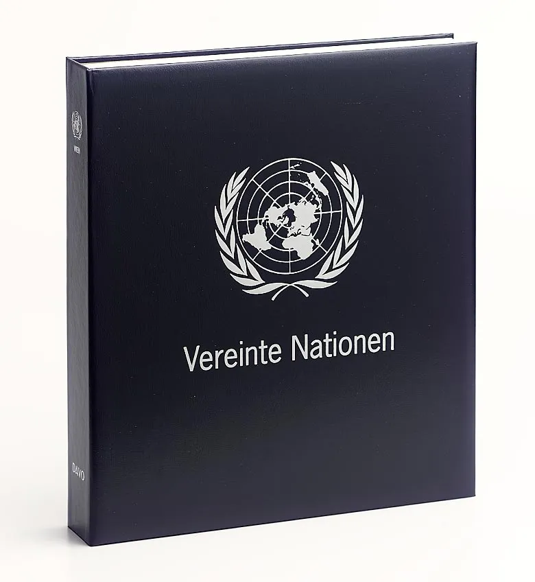 davo-luxe-uno-vienne-i-reliure-album-timbres-bleue-avec-coffret image 1