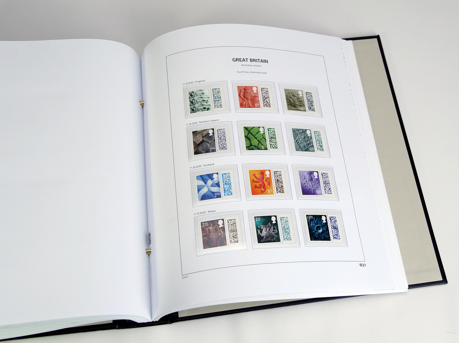davo-luxe-grande-bretagne-extra-2022-pages-album-timbres-170g image 1
