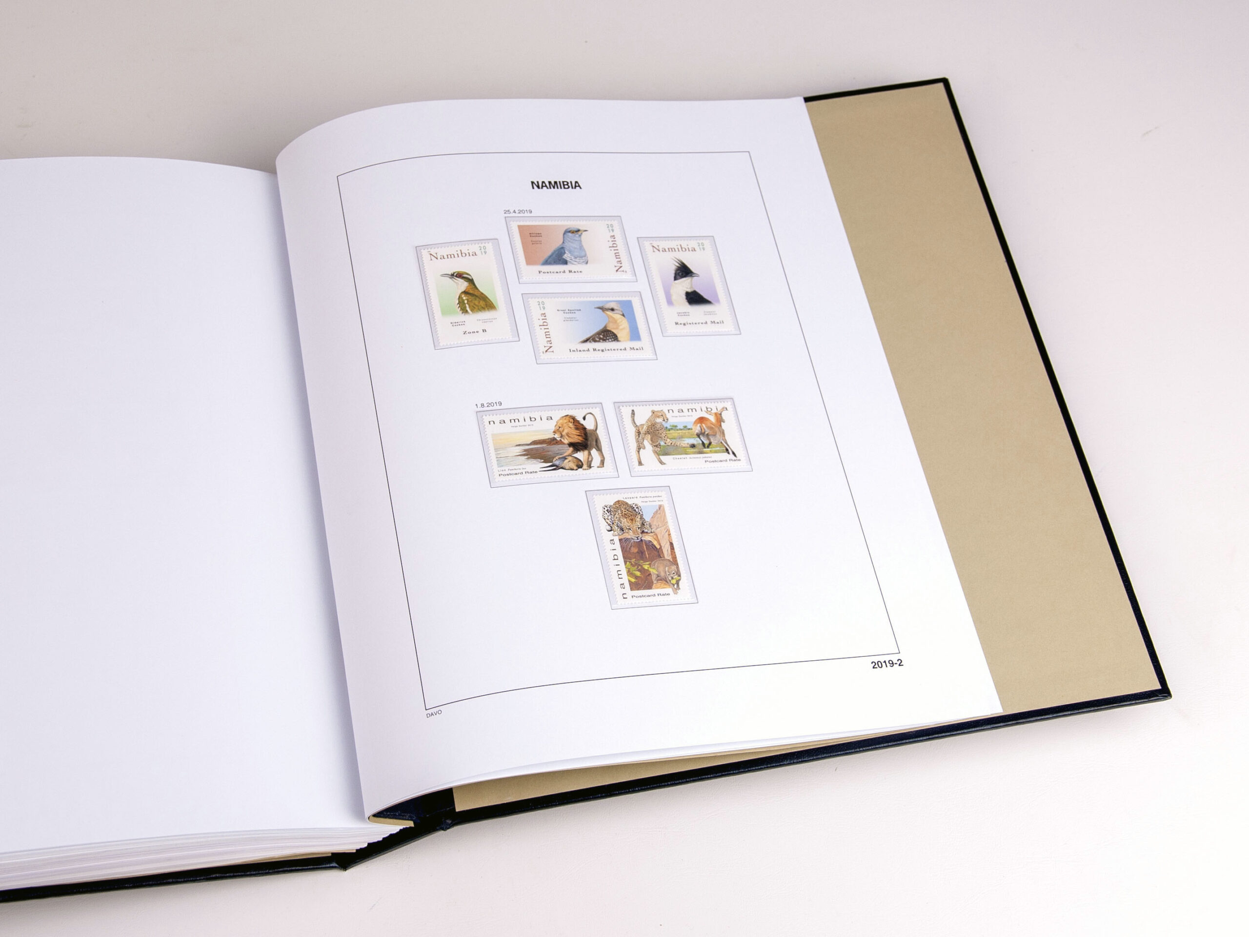 davo-luxe-namibie-2019-feuilles-album-timbres-170-g image 1