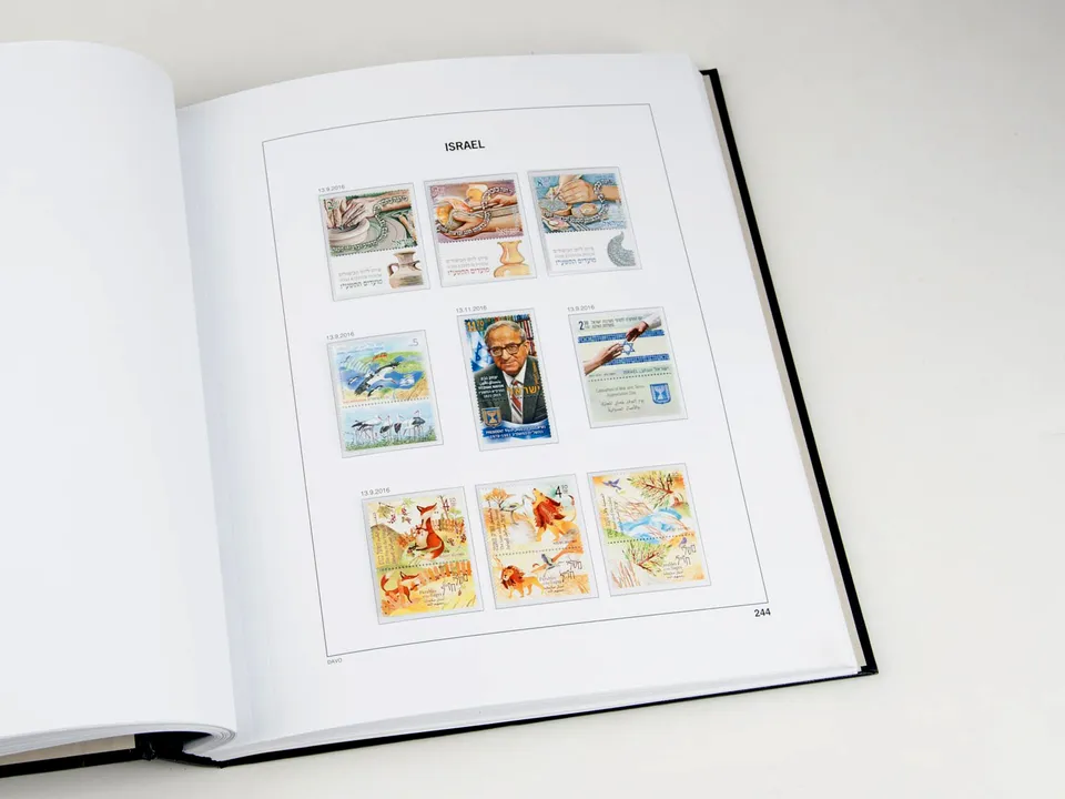 davo-luxe-isra-l-2016-feuilles-suppl-ment-album-timbres-170g image 1