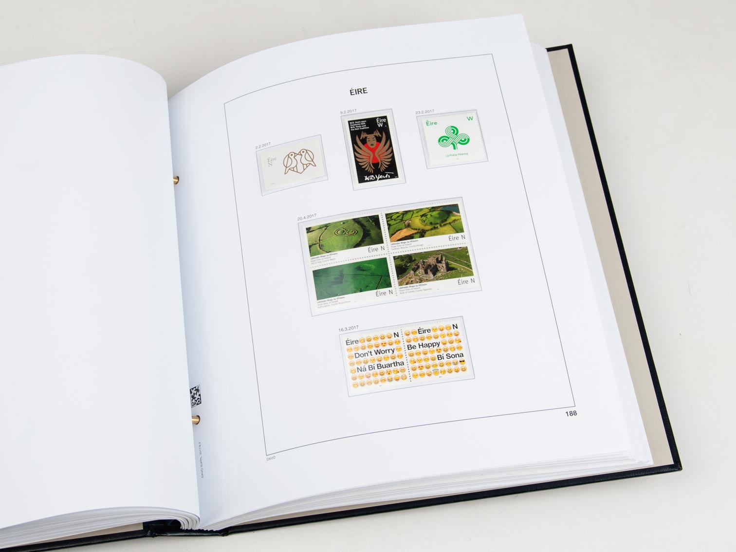 davo-luxe-irlande-suppl-ment-feuilles-timbres-2017 image 1