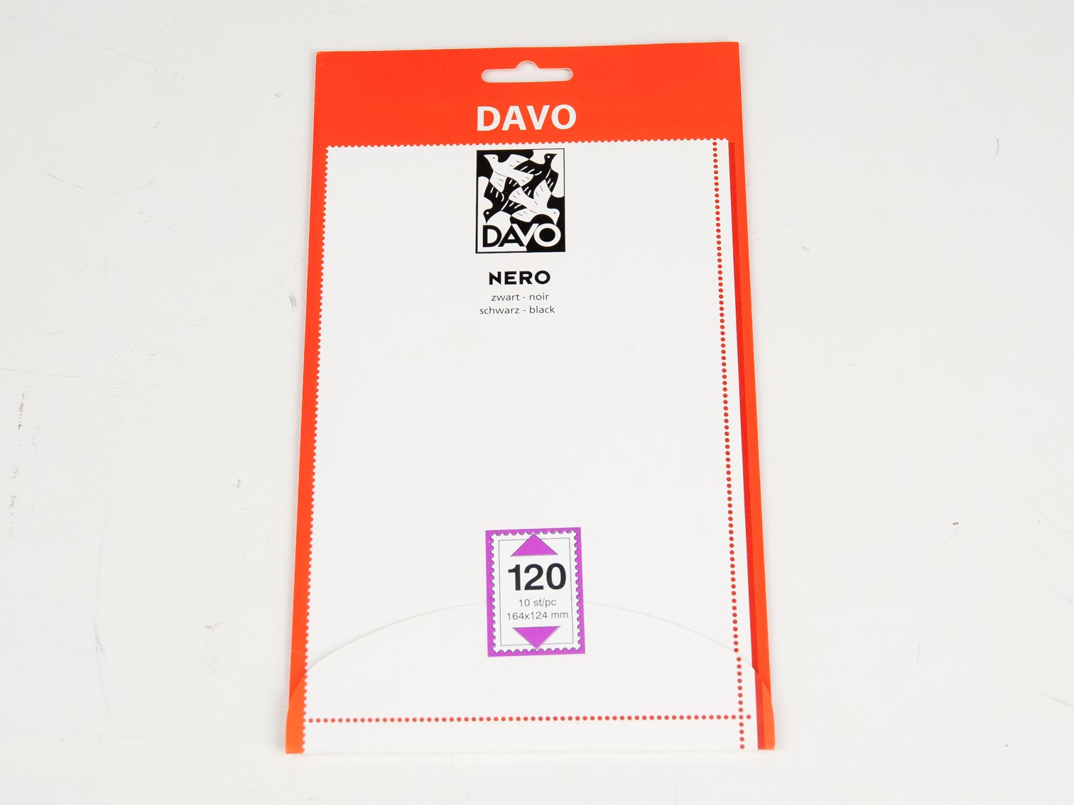 davo-nero-n120-bandes-timbres-164x124-fond-noir-x10 image 1